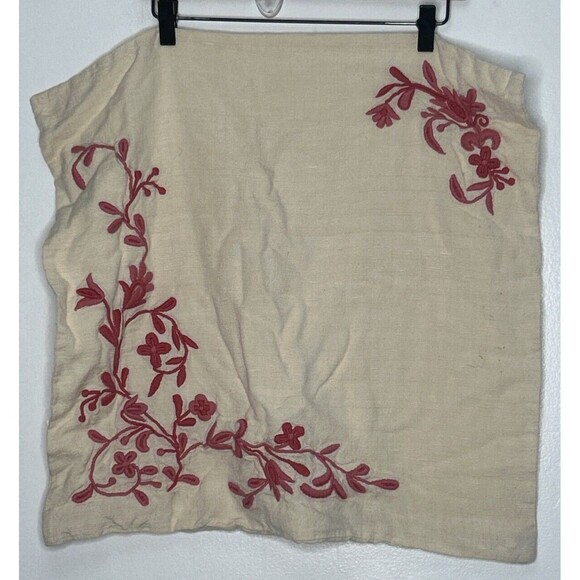 Rachel Ashwell (2) Shabby Chic Couture Throw Pillow Covers 21 x 23 Thick Linen